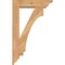 Ekena Millwork Imperial Traditional Smooth Bracket w/ Offset Brace, Western Red Cedar, 5 1/2"W x 20"D x 32"H BKT0604X20X32IMP01SWR - alternate 4